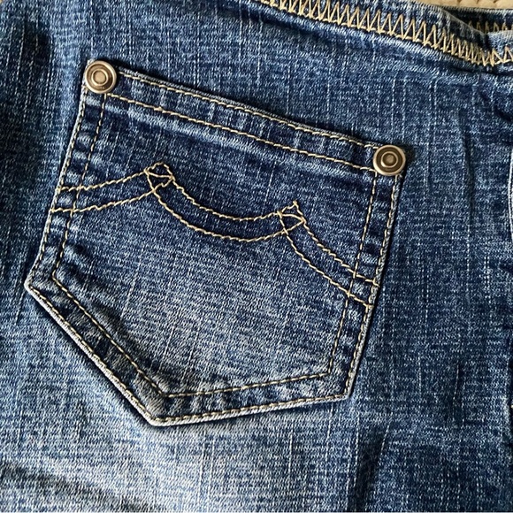 Vintage Y2K Garage Denim Blue Cotton Jean Skirt - Picture 3 of 6